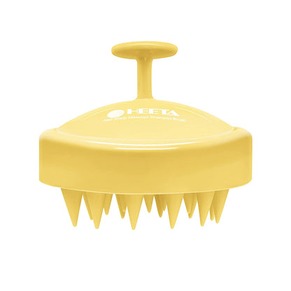 Hair Shampoo Brush, HEETA Scalp Care Hair Brush with Soft Silicone Scalp Massager (Black) Health & Beauty > Personal Care > Hair Care HEETA Yellow  