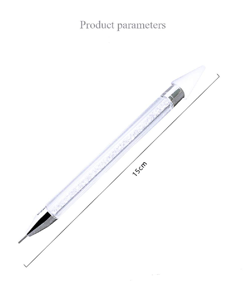Shuiniba Rhinestone Picker Wax Pen Pencil for Rhinestones Crystal Pickup Diamond Painting Nail Art Decoration Tool with Two Wax Head Health & Beauty > Personal Care > Cosmetics > Cosmetic Tools > Nail Tools GeneralCare   
