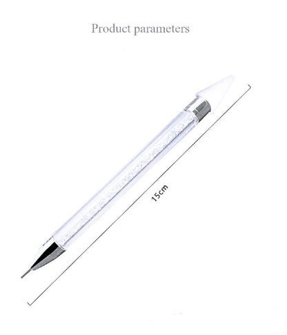 Shuiniba Rhinestone Picker Wax Pen Pencil for Rhinestones Crystal Pickup Diamond Painting Nail Art Decoration Tool with Two Wax Head Health & Beauty > Personal Care > Cosmetics > Cosmetic Tools > Nail Tools GeneralCare   