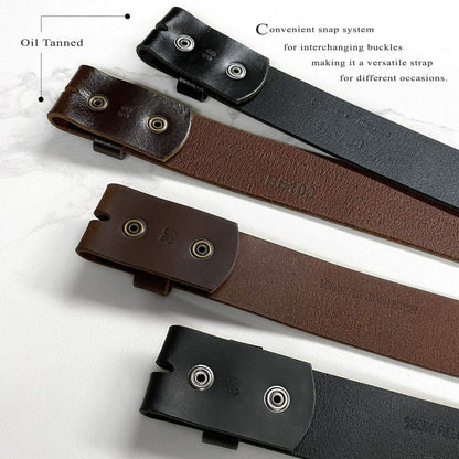One Piece Full Grain Buffalo Oil Tanned Leather Replacement Belt Strap/ Belt with Buckle 1-1/2" (38Mm) Wide- Multiple Choices Apparel & Accessories > Clothing Accessories > Belts Belts.com   