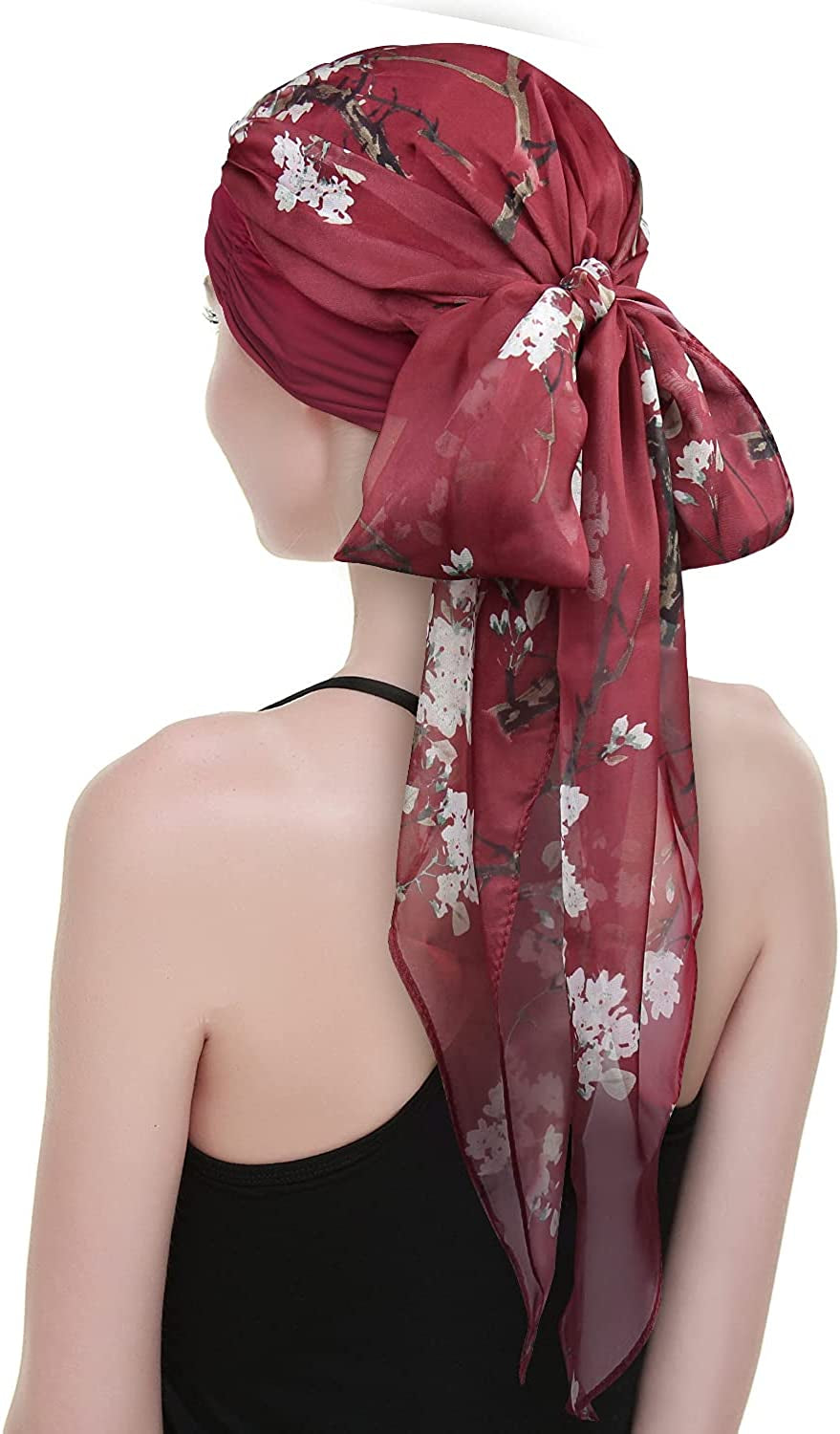 Chemo Headwear Headwrap Scarf Cancer Caps Gifts for Hair Loss Women Apparel & Accessories > Clothing Accessories > Bandanas & Headties FocusCare   
