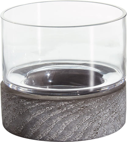 Brand – Rivet Mid-Century Modern Concrete and Glass Decor Candle Holder, 4"H, Grey Apparel & Accessories > Jewelry > Anklets GFW7Z Short  