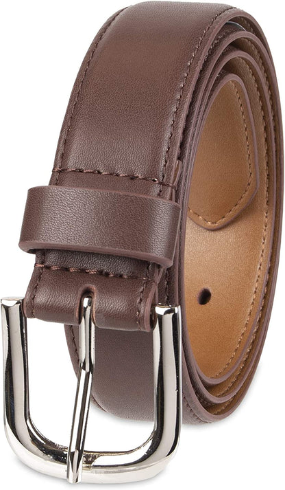 Essentials Women'S Casual Skinny Jean Belt with Single Prong Buckle Apparel & Accessories > Clothing Accessories > Belts KYLIE MAX Brown 2X 