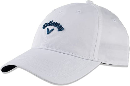 Callaway Golf 2022 Heritage Twill Adjustable Hat Apparel & Accessories > Clothing Accessories > Hats Callaway White/Slate Blue One Size 