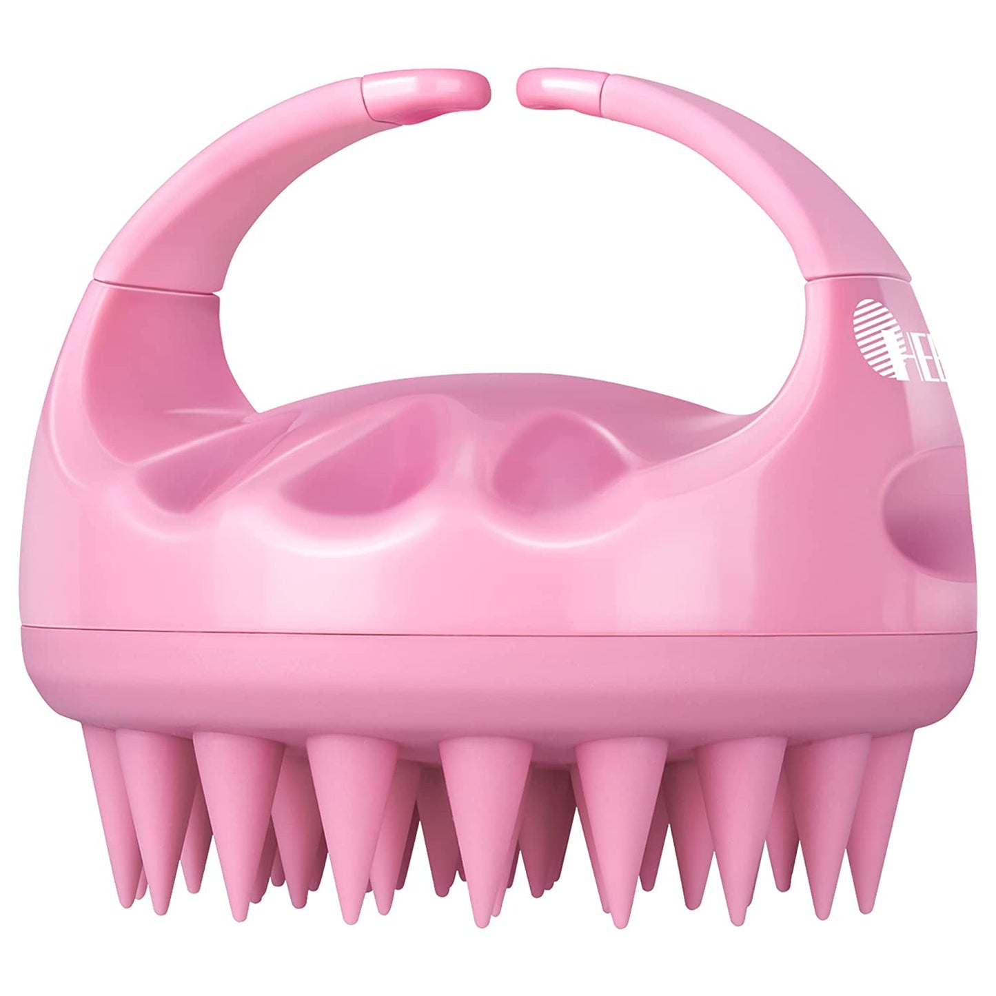 HEETA Hair Shampoo Brush, Upgraded Wet & Dry Hair Scalp Massager with Soft Silicone, Scalp Exfoliator for Remove Dandruff, Scalp Scrubber Hair Care Tools for Women, Men, Pets (Pink) Health & Beauty > Personal Care > Hair Care HEETA Pink  