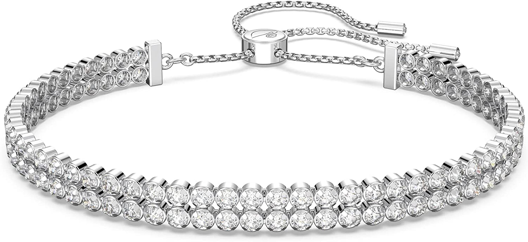 SWAROVSKI Subtle Bracelet Jewelry Collection, Clear Crystals Apparel & Accessories > Jewelry > Bracelets SWAROVSKI Rhodium Tone Clear Crystals  