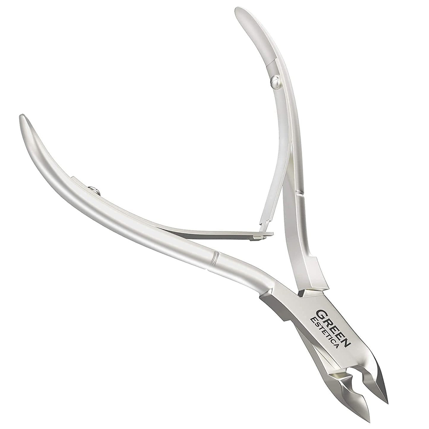 Nail Cuticle Trimmer Professional Cuticle Cutter Stainless Steel Cuticle Nippers with Sharp Blades and Double Spring Cuticle Clippers for Nail Care Pedicure Manicure Nail Tools (Silver) Health & Beauty > Personal Care > Cosmetics > Cosmetic Tools > Nail Tools GREEN ESTETICA Silver  