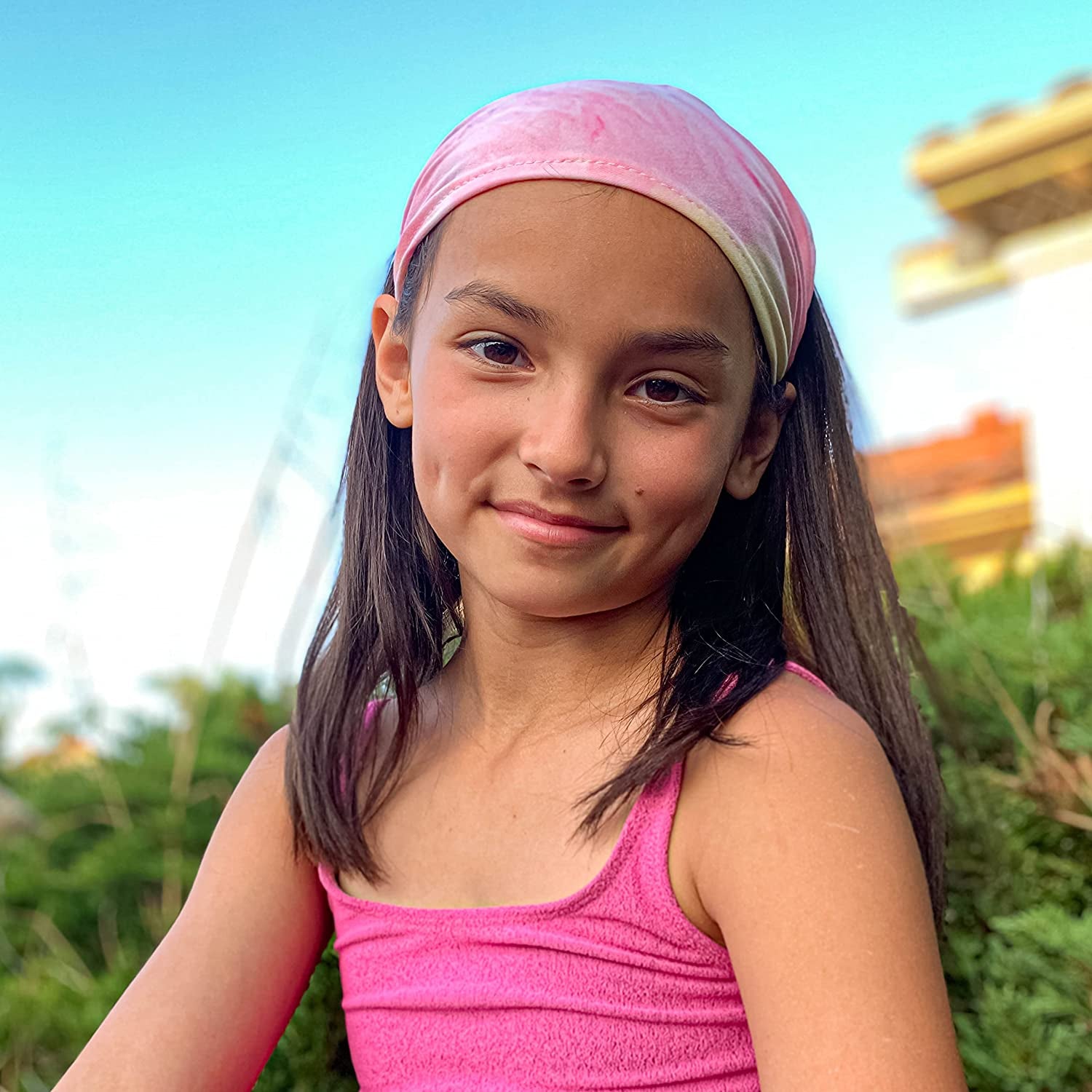 FROG SAC 4 Tie Dye Scarf Headbands for Girls, Tie-Dye Bandana Headband Hair Accessories for Kids, Hair Kerchiefs for Teens, Soft Stretch Girl Head Bands, Cottagecore Boho Bandanas Scarves Apparel & Accessories > Clothing Accessories > Bandanas & Headties FROG SAC   
