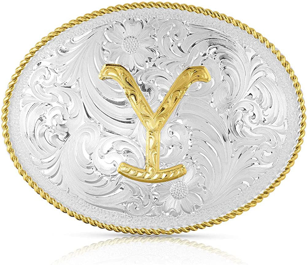 Montana Silversmiths Rope Trimmed Filigree Engraved Classic Western Buckle Apparel & Accessories > Clothing Accessories > Belt Buckles Montana Silversmiths Yellowstone Dutton Ranch  