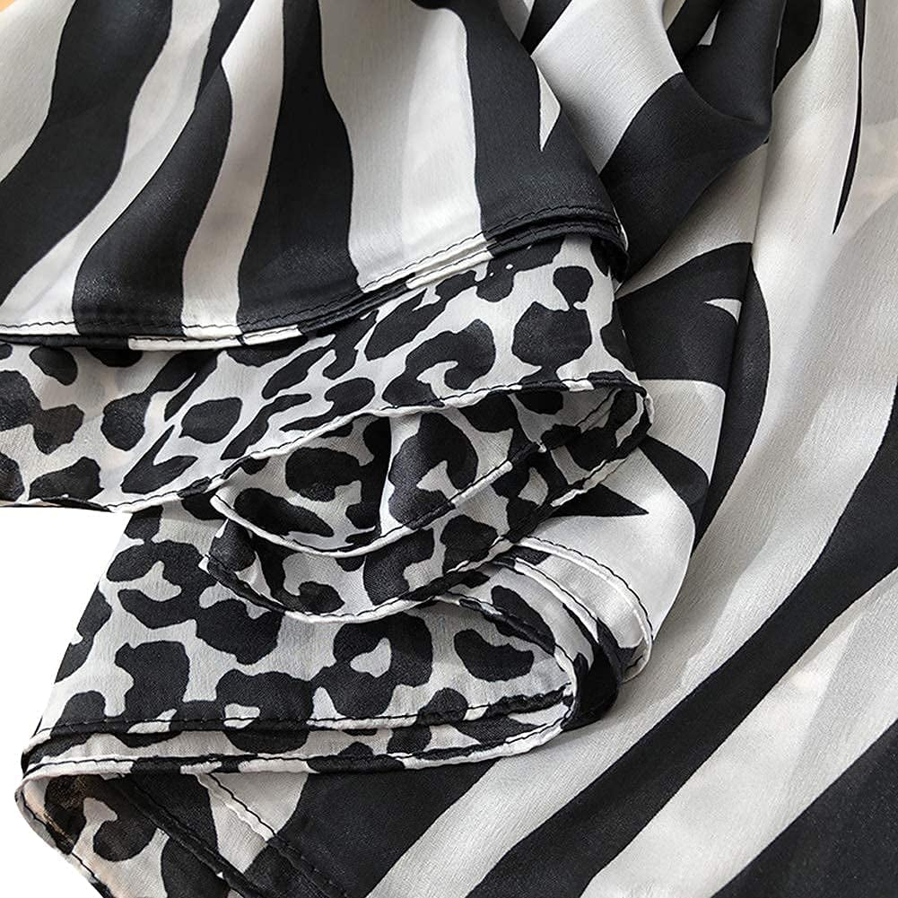 GERINLY Scarves - Animal Print Shawl Wraps Fashion Zebra Pattern Scarf for Women Apparel & Accessories > Clothing Accessories > Scarves & Shawls GERINLY   