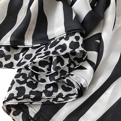 GERINLY Scarves - Animal Print Shawl Wraps Fashion Zebra Pattern Scarf for Women Apparel & Accessories > Clothing Accessories > Scarves & Shawls GERINLY   