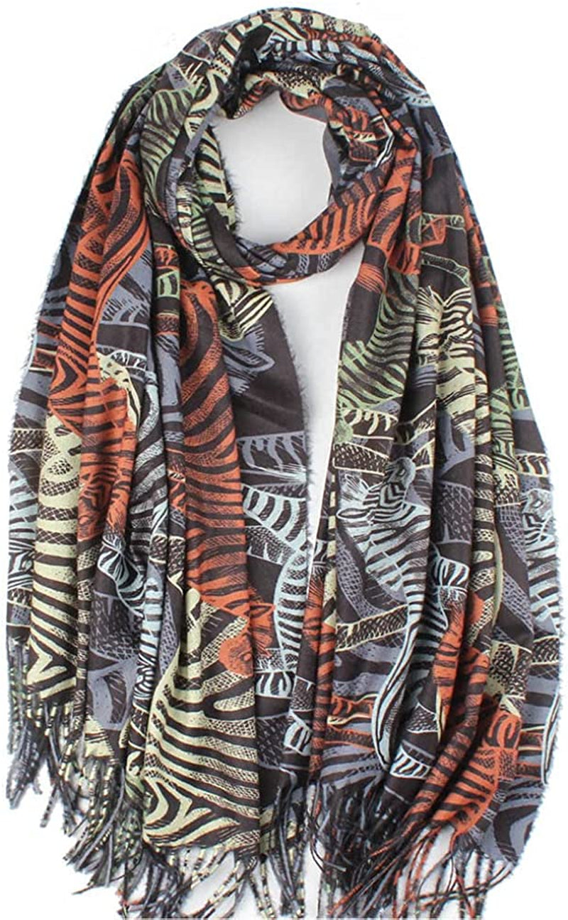 Soft Cashmere Feel Scarf for Women Elegant Art Print Winter Warm Scarves Large Shawl Wrap Monet Klimt Van Gogh Gifts Apparel & Accessories > Clothing Accessories > Scarves & Shawls Umjetnost C43  