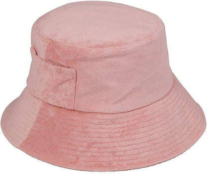 Lack of Color Women'S Wave Terrycloth Bucket Hat Apparel & Accessories > Clothing Accessories > Hats Lack of Color Pink Terry Small-Medium 