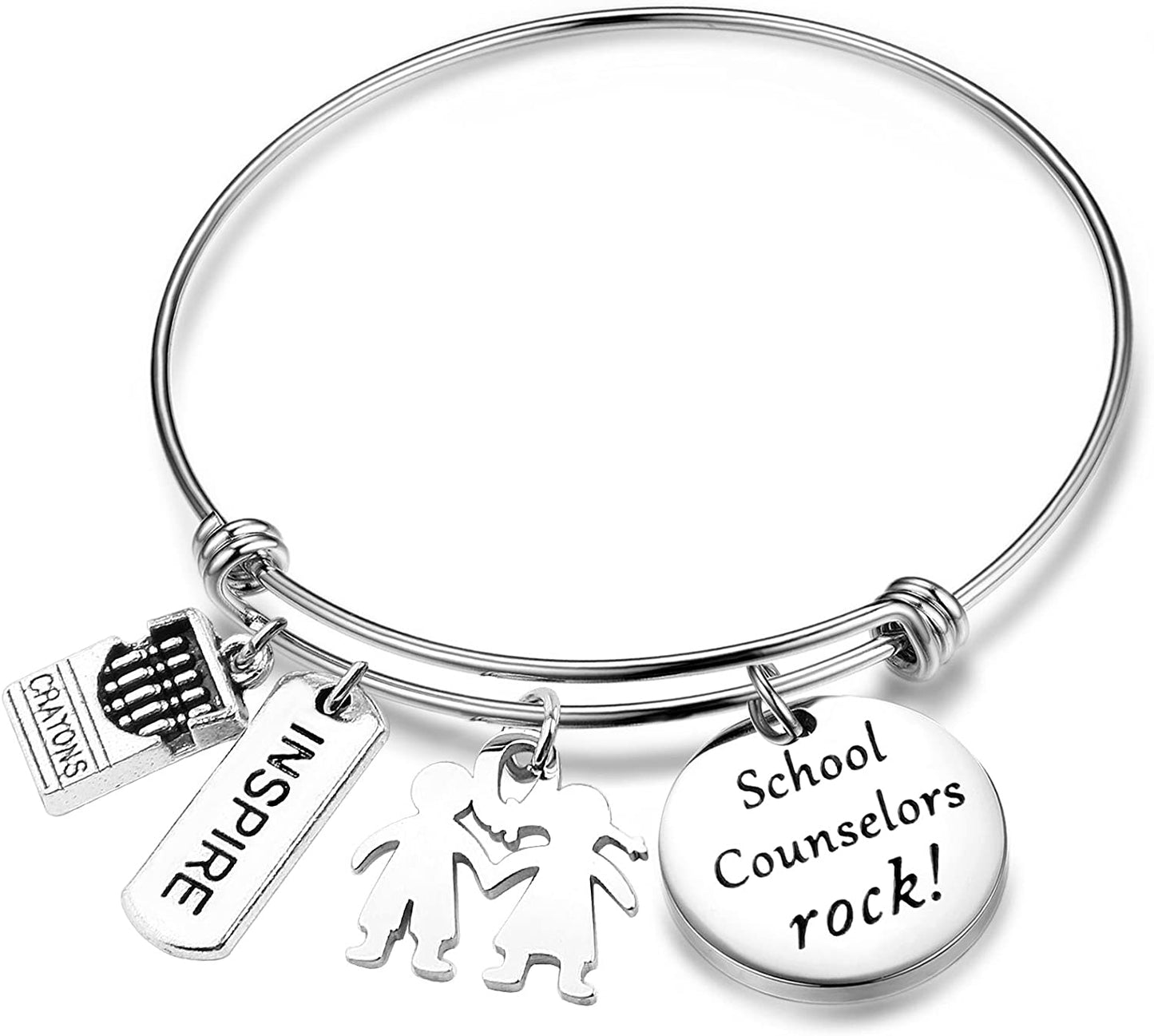 SEIRAA School Counselor Gift Teacher Bracelet End of Year Gift for Teacher Graduation Jewelry Principal Gift Apparel & Accessories > Jewelry > Bracelets SEIRAA School counselor bracelet  