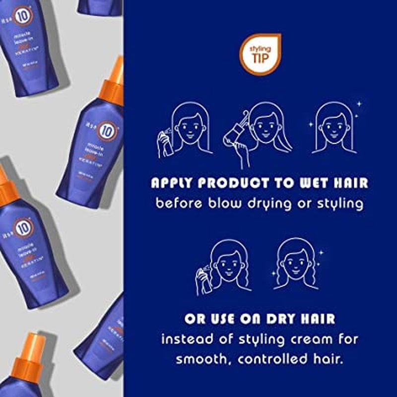 It'S a 10 Haircare Miracle Leave-In Product plus Keratin, 4 Fl. Oz. Health & Beauty > Personal Care > Hair Care It's a 10 Haircare   