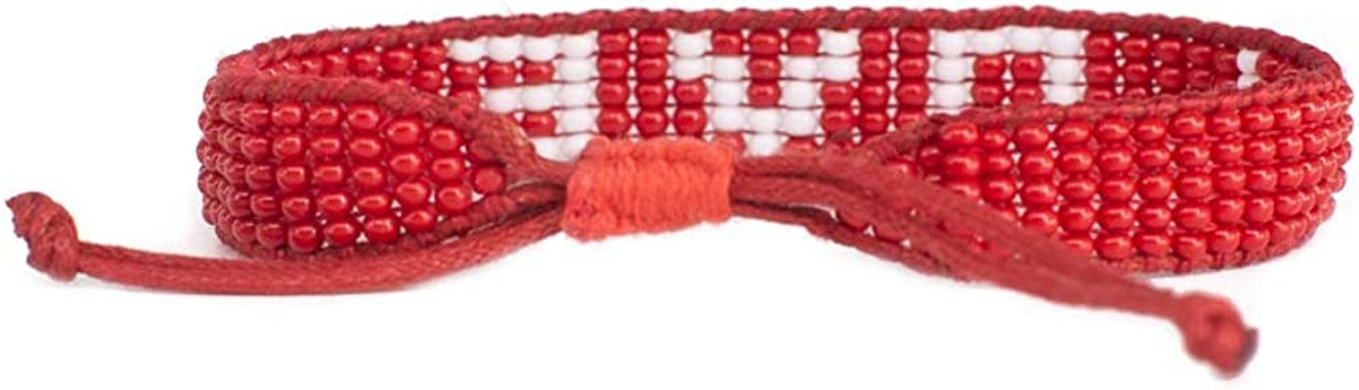 Ubuntu Life Love Beaded Woven Bracelet – Handmade Glass Bead Bracelet with Slide Closure, Made from Vegan Materials, Stackable Bohemian Bracelets for Women and Men Apparel & Accessories > Jewelry > Bracelets Ubuntu Life   