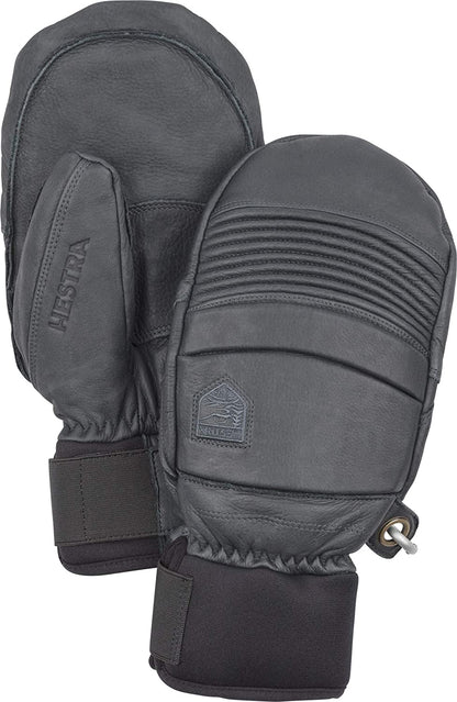 Hestra Leather Fall Line - Short Freeride Snow Mitten with Superior Grip for Skiing, Snowboarding and Mountaineering Apparel & Accessories > Clothing Accessories > Gloves & Mittens Hestra Grey 8 