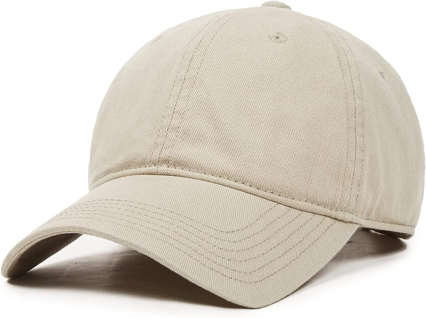 Men and Women Vintage Washed Distressed Cotton Baseball Cap Plain Blank Adjustable Classic Baseball Hat Cap Apparel & Accessories > Clothing Accessories > Hats KYLIE MAX   