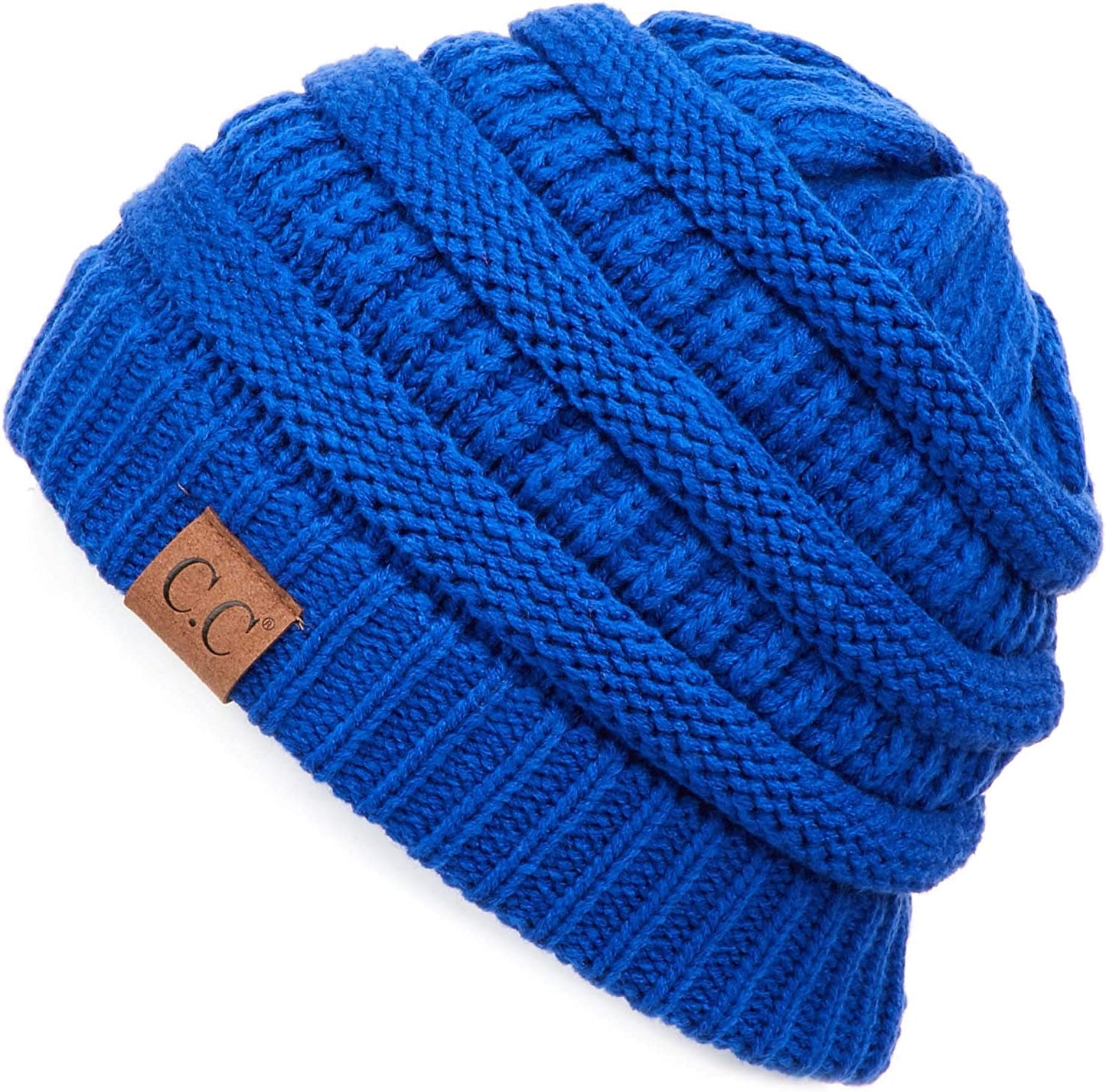 C.C Women'S Beanie Apparel & Accessories > Clothing Accessories > Hats C.C Royal Blue One Size 