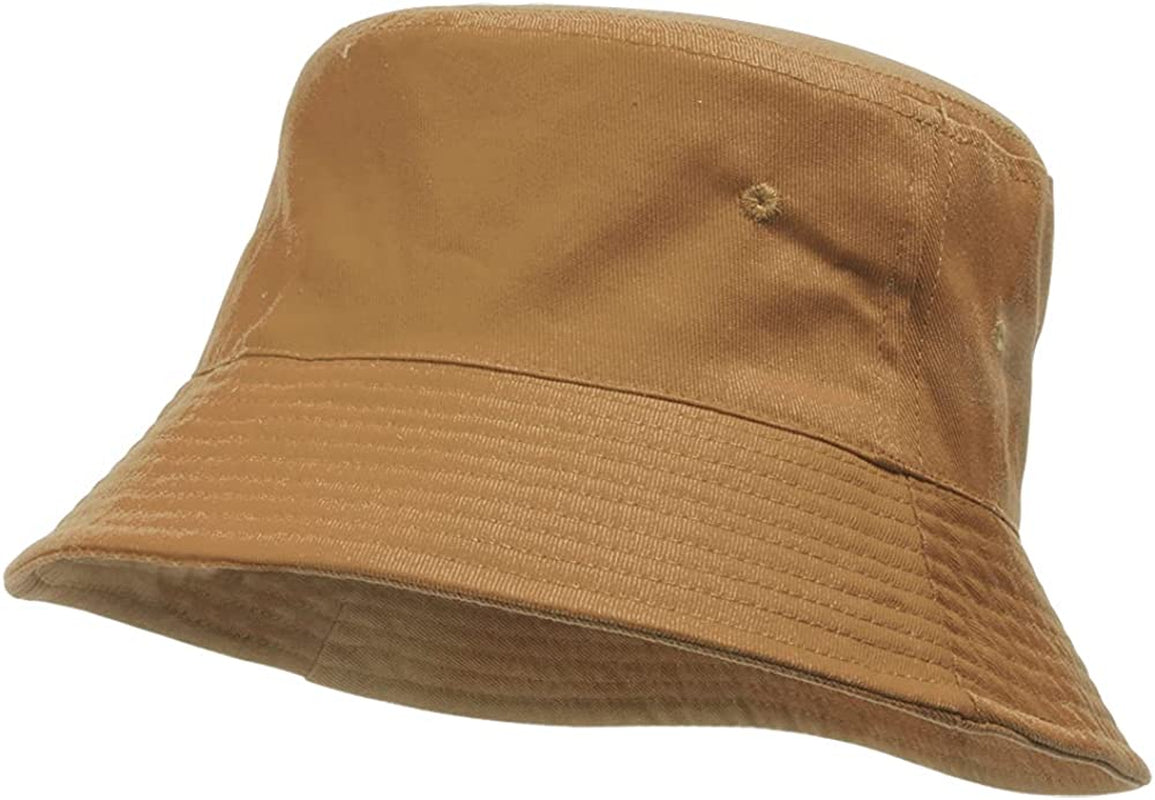 Topheadwear Blank Cotton Bucket Hat Apparel & Accessories > Clothing Accessories > Headwear TOP HEADWEAR Khaki Large-X-Large 