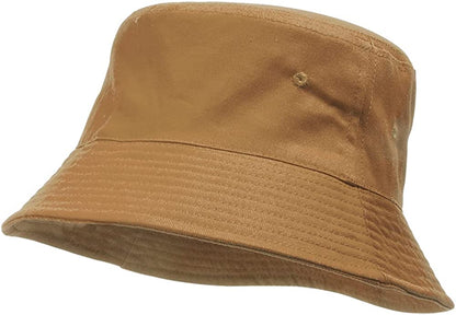 Topheadwear Blank Cotton Bucket Hat Apparel & Accessories > Clothing Accessories > Headwear TOP HEADWEAR Khaki Large-X-Large 