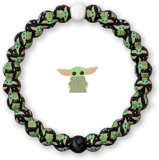 Lokai the Star Wars Collection Bracelets - Silicone Beaded Bracelets for Women & Men, Jewelry Fashion Bracelets Slide-On for Comfortable Fit Apparel & Accessories > Jewelry > Bracelets Lokai The Child - Black Large 