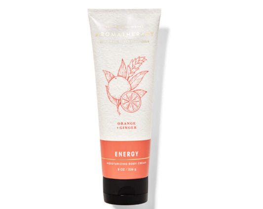 Bath & Body Works, Aromatherapy Energy Body Cream, Orange Ginger, 8 Ounce Health & Beauty > Personal Care > Cosmetics > Bath & Body Bath & Body Works 8 Ounce (Pack of 1)  