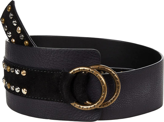 Free People We the Free Mason Studded Belt Apparel & Accessories > Clothing Accessories > Belts Free People Black SM-MD 