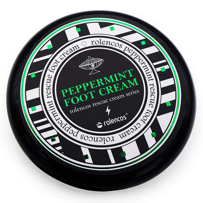 Rolencos Peppermint Cooling Moisturizing Foot Cream 4.20Oz, Callus Remover, Thick, Cracked, Rough, Dead and Dry, Hard Feet, Heels, Soles, Professional Crack Foot Care Rescue Cream Health & Beauty > Personal Care > Foot Care rolencos   