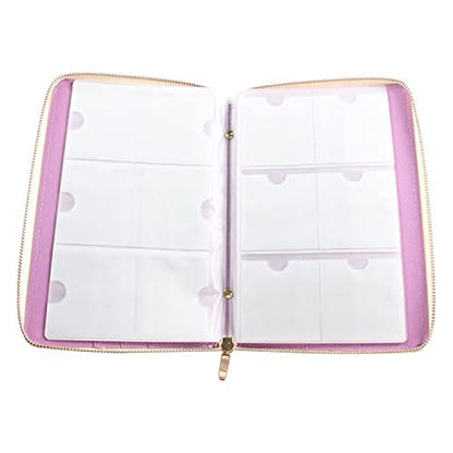 Fingerangel 72 Slots Holographic Nail Plates Holder Case Stamping Templates Organizer Square & round Printing Molds Collection Manicure Tool Accessorie (Purple) Health & Beauty > Personal Care > Cosmetics > Cosmetic Tools > Nail Tools FingerAngel   