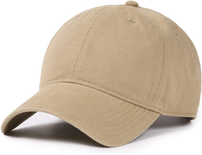 Men and Women Vintage Washed Distressed Cotton Baseball Cap Plain Blank Adjustable Classic Baseball Hat Cap Apparel & Accessories > Clothing Accessories > Hats KYLIE MAX   