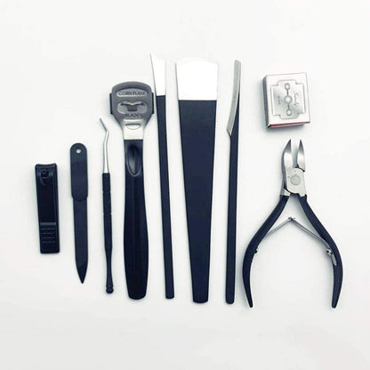 Foot Care Pedicure Callus Shaver Hard Skin Remover 10 Blades Ingrown Toenail Tools Kit, Ingrown Toenail Removal Correction Clippers, Professional Pedicure Tools (Black)… Health & Beauty > Personal Care > Foot Care ATTENDRE   