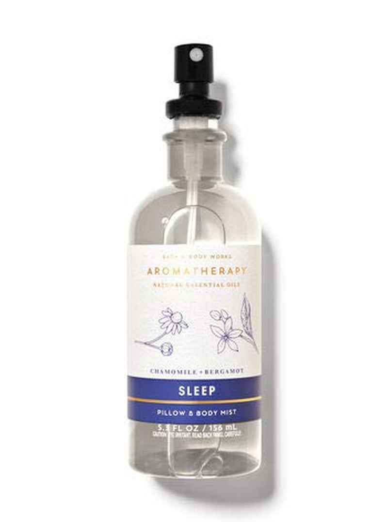 Bath and Body Works Aromatherapy Sleep NEW CHAMOMILE BERGAMOT Deluxe Gift Set - Body Wash Foam Bath - Pillow and Body Mist - Body Lotion & Body Cream - Full Size Health & Beauty > Personal Care > Cosmetics > Bath & Body Bath & Body Works   