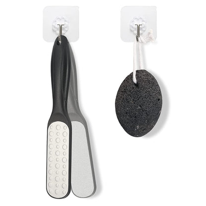 SUTINE Pumice Stone & Foot File Callus Remover Foot Scrubber Set, Stainless Steel Pedicure Rasp for Exfoliation Hard Dead Skin Remover and Daily Feet Care Health & Beauty > Personal Care > Foot Care SUTINE   
