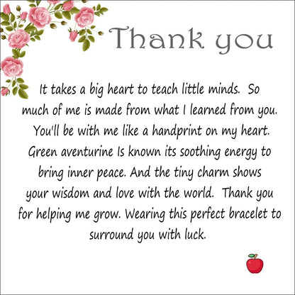 Thank You Gifts for Women – Bead Bracelet with Thank You Cards Message Card & Gift Box - Teacher Appreciation Gifts Apparel & Accessories > Jewelry > Bracelets OFGOT7   