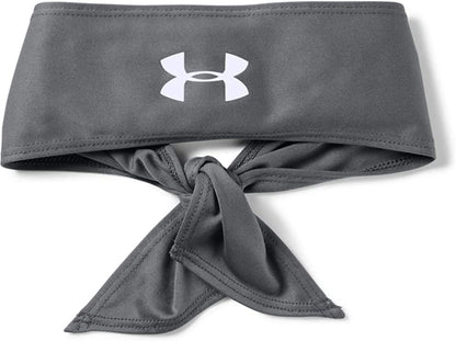 Under Armour Adult Tie Headband Apparel & Accessories > Clothing Accessories > Bandanas & Headties Under Armour Graphite (040)/White One Size 