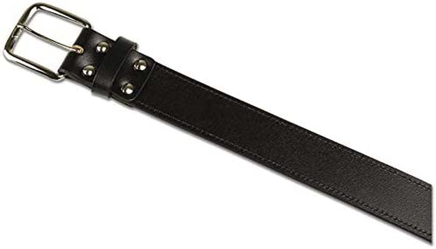 Champro Genuine Bonded Leather Baseball Belt Apparel & Accessories > Clothing Accessories > Belts CHAMPRO Black Adult 3X-Large 