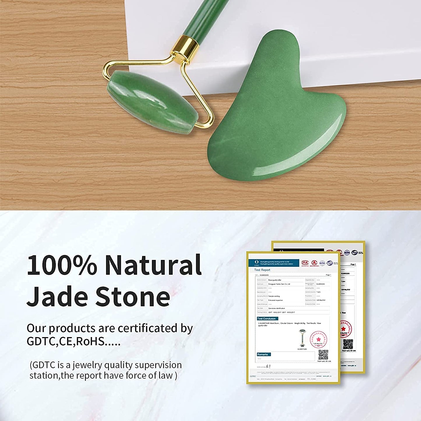 Ideayard Face Roller and Gua Sha Set - Jade Roller anti Aging Massager Tool - Natural Jade Roller for Face and Guasha Stone for Body - Beauty Roller Skin Care Tools Kit for Slimming & Firming Health & Beauty > Personal Care > Cosmetics > Cosmetic Tools > Skin Care Tools ideayard   