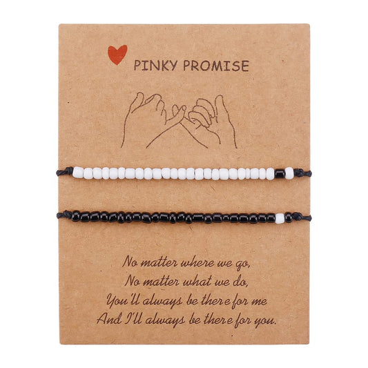 Best Friend Bracelets Couples Bracelets for 2 Matching Yin Yang His and Her Lover Bracelet Jewelry for Bff Friendship Relationship Boyfriend Girlfriend Valentines Gift (Matching Bead) Apparel & Accessories > Jewelry > Bracelets SUMMER LOVE Matching bead  