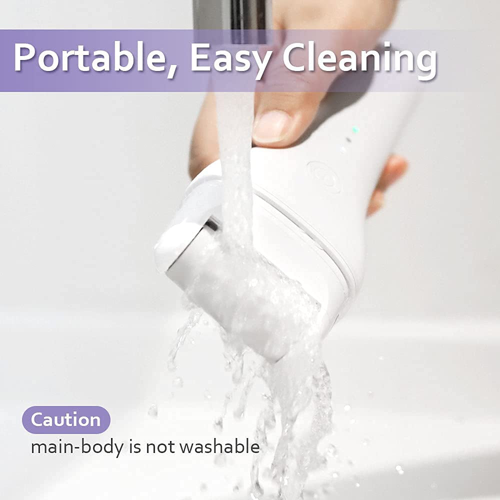 Upgraded Callus Remover for Feet, Voirse Rechargeable 2 Speeds Foot File with 3 Grinding Rollers, Water-Resistant Pedicure Tool, Low-Db Gentle Heel Shaver Scraper for Tough Thick Skin and Daily Care Health & Beauty > Personal Care > Foot Care Voirse   