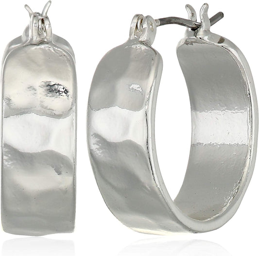 Nine West Women'S Silver Small Hoop Earrings Apparel & Accessories > Jewelry > Earrings NINE WEST   