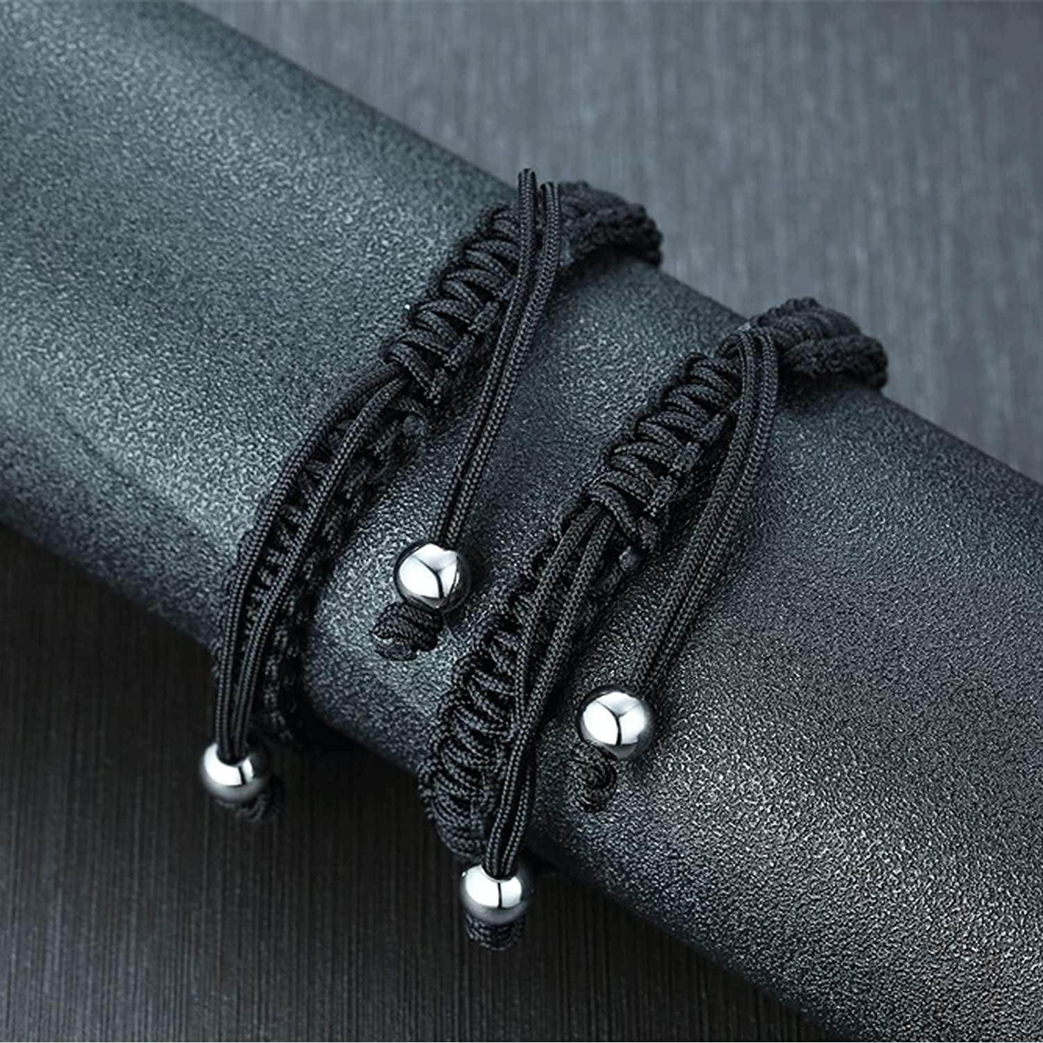 VNOX Personalized Inspirational Bracelet for Women Men - Engarved Handmade Rope Adjustable Bracelet Encouragement Motivational Gift Apparel & Accessories > Jewelry > Bracelets VNOX Jewelry   