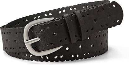 Relic by Fossil Women'S Scallop Edge Perforated PVC Belt Apparel & Accessories > Clothing Accessories > Belts Relic Womens Accessories   