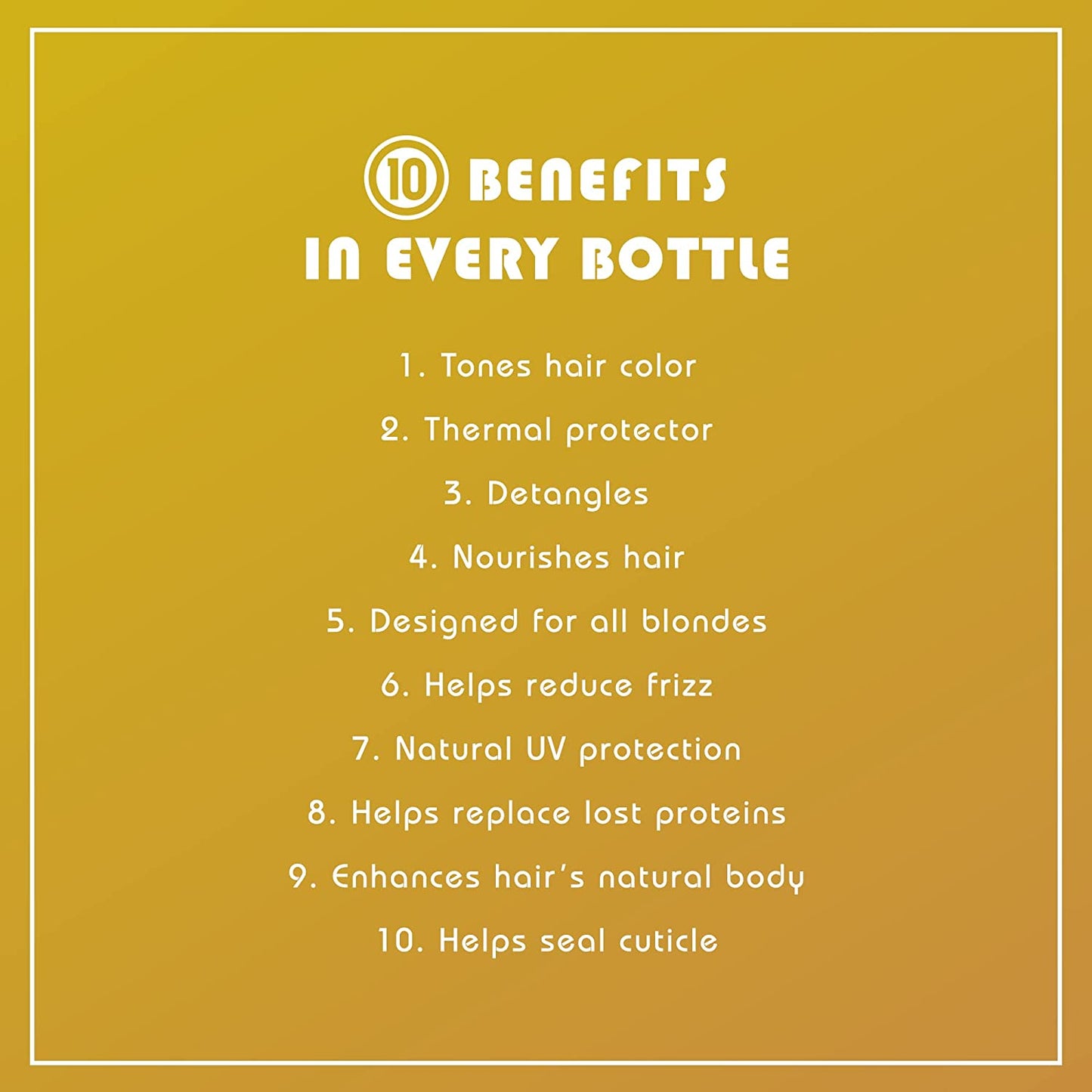It'S a 10 Haircare Miracle Leave-In for Blondes, 4 Fl. Oz. Health & Beauty > Personal Care > Hair Care It's a 10   