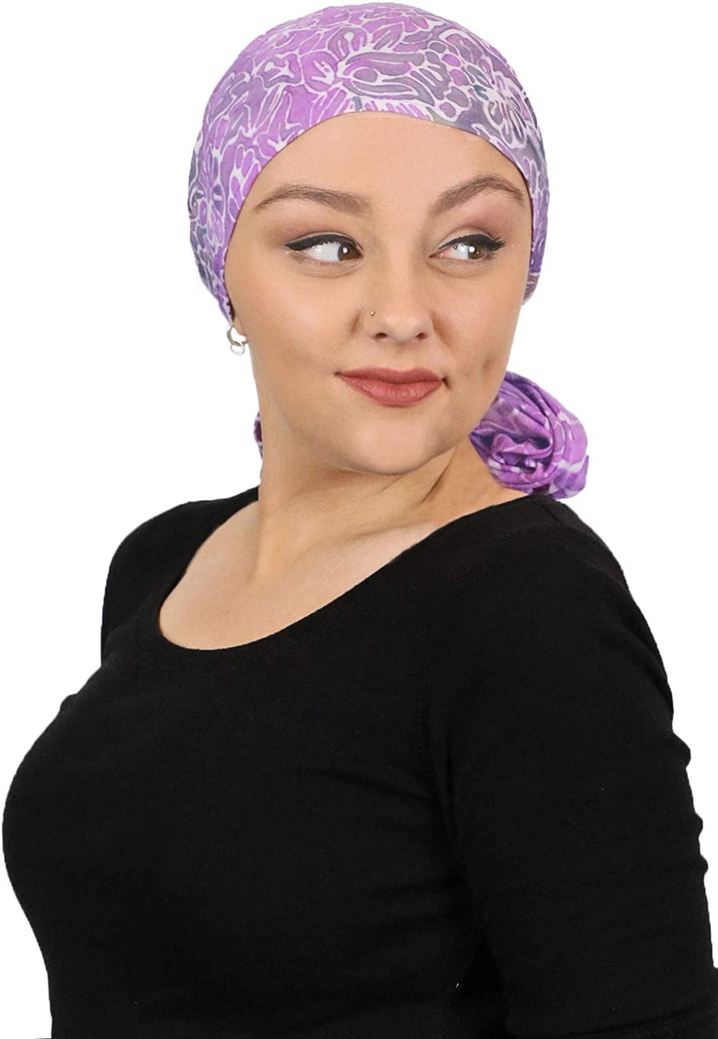 Hats, Scarves & More Headscarf Head Wrap for Women Chemo Headwear Cancer Scarf Head Covering Bali Batik 15 X 60 Inches Apparel & Accessories > Clothing Accessories > Headwear Hats Scarves & More Lilac City  