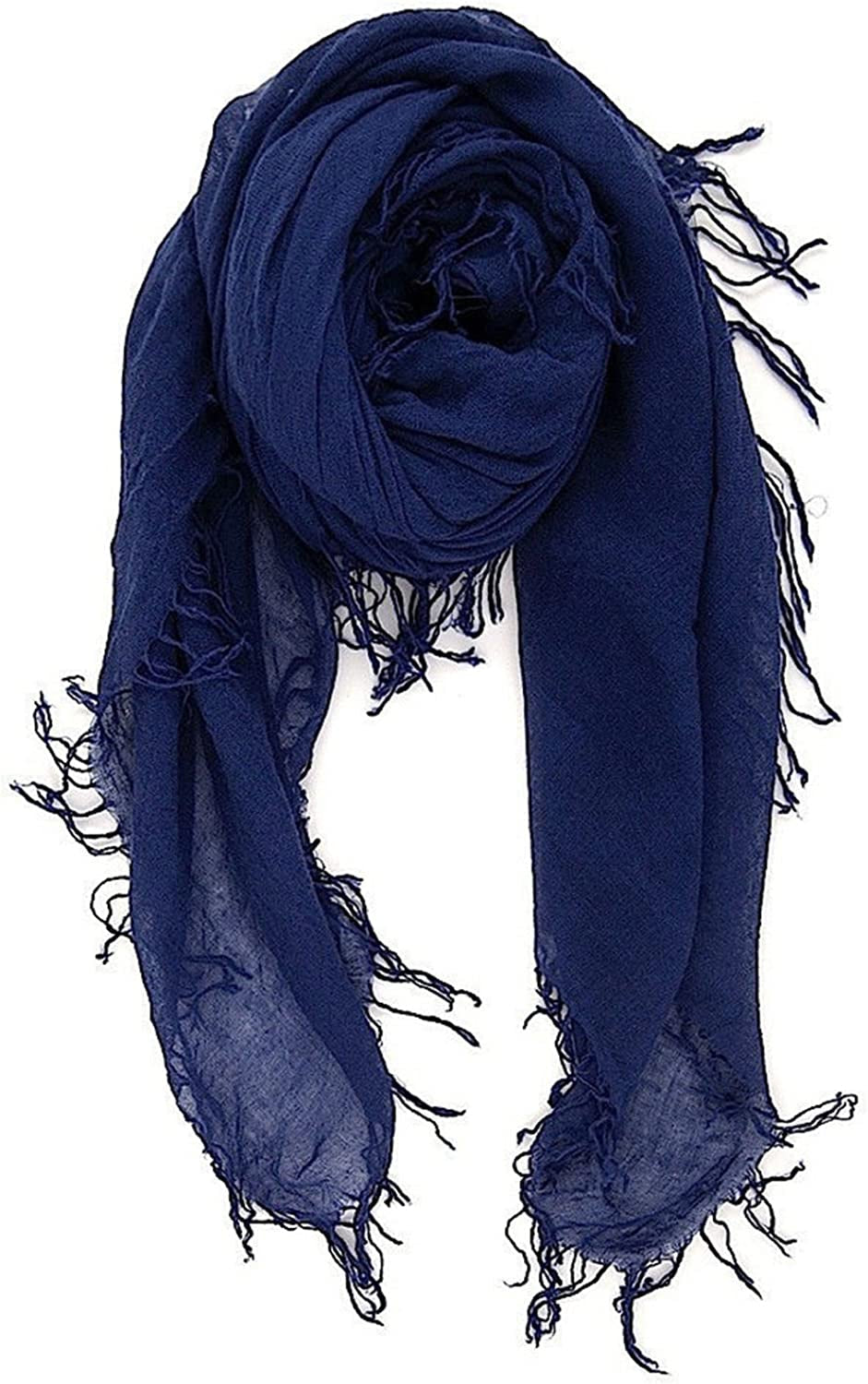Chan Luu Cashmere & Silk Soft Scarf Apparel & Accessories > Clothing Accessories > Scarves & Shawls Chan Luu Medieval Blue  