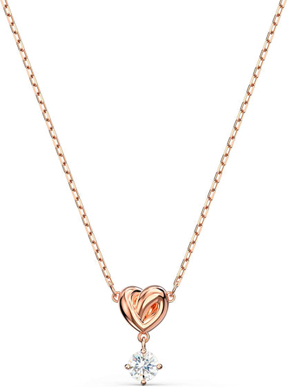 SWAROVSKI Lifelong Heart Crystal Jewelry Collection, Rose Gold & Rhodium Tone Finish Apparel & Accessories > Jewelry > Jewelry Sets SWAROVSKI Gold  