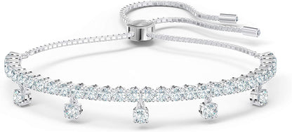 SWAROVSKI Subtle Bracelet Jewelry Collection, Clear Crystals Apparel & Accessories > Jewelry > Bracelets SWAROVSKI Rhodium Tone Crystal Drops  
