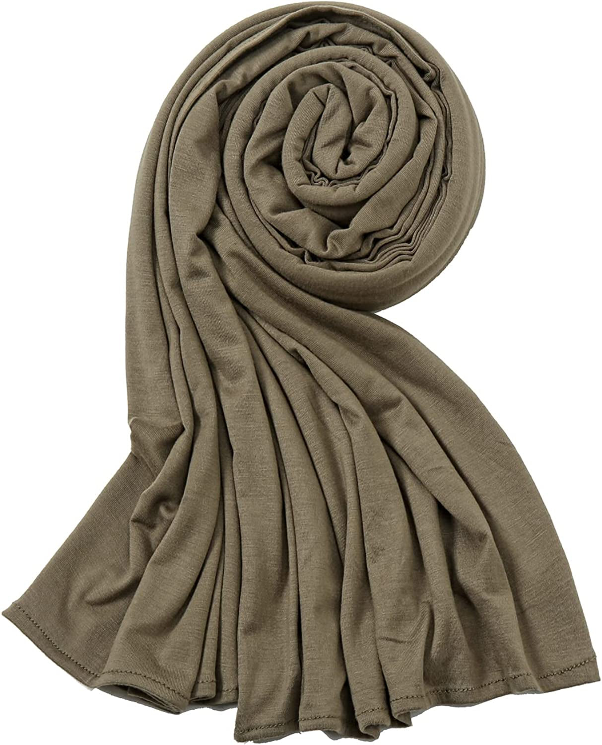 Hophor Soft Stretch Head Wrap Scarfs Long Turban Head Wrap Tie for Women Apparel & Accessories > Clothing Accessories > Bandanas & Headties Hophor Army  
