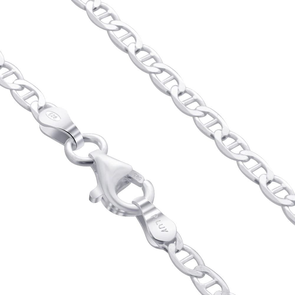 Sterling Silver 3Mm Foot Chain Lobster Clasp Anklet Ankle Bracelets Apparel & Accessories > Jewelry > Anklets Gem Avenue   